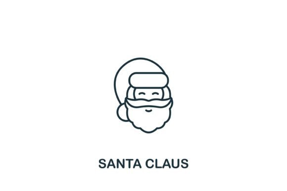 Enhance Your Design Projects with the Versatile Santa Claus Icon
