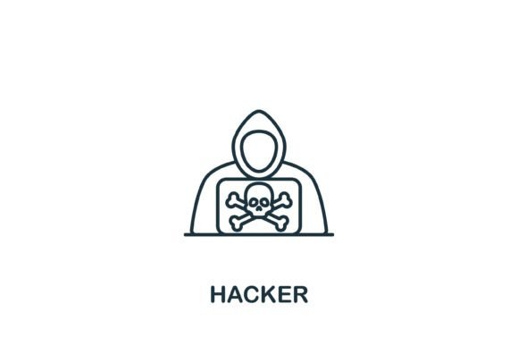 Hacker Icon: A Versatile Symbol for Cybersecurity and Tech Projects