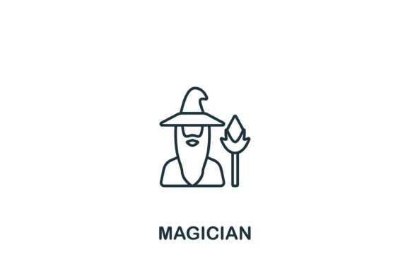 Magician Icon: A Versatile Symbol for Creatives