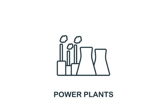 Power Plants Icon: A Versatile Symbol for Modern Design