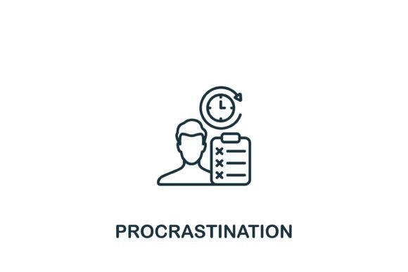 Procrastination Icon: A Simple Yet Powerful Symbol