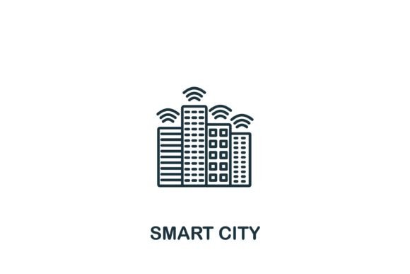 Smart City Icon: A Versatile Symbol for Modern Urban Solutions
