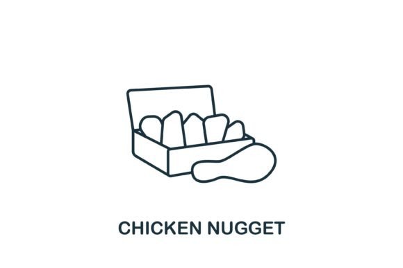 Strategic Use of the Chicken Nugget Icon in Modern Design and Marketing