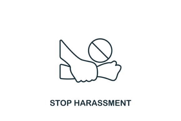 Strategic Use of the Stop Harassment Icon for Effective Communication and Branding