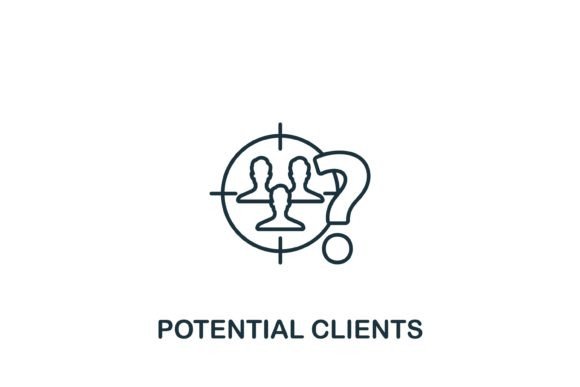 Unlocking New Opportunities with the Potential Clients Icon